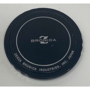 Vintage Authentic Zenza Bronica 67mm Metal Front Lens Cap Screw-On Threaded